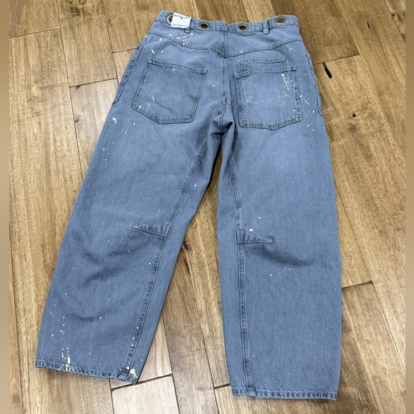 NWT Free People We The Free Moxie Jeans In Little Darlin Grey - Picture 9 of 16